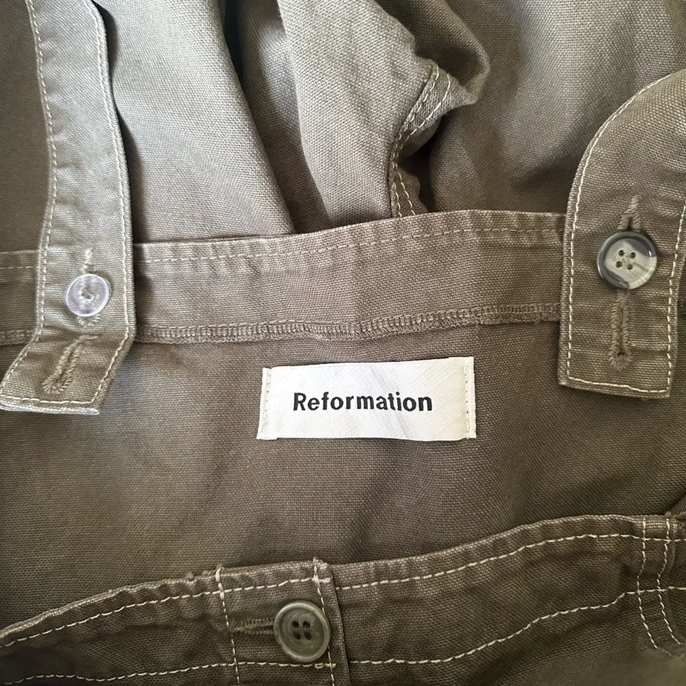 Reformation Amory Green Jumpsuit - 12 - Picture 6 of 13